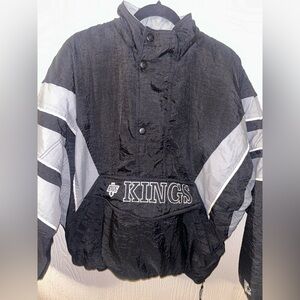 LA Kings Starter Pullover Jacket Mens XL 90s Vintage rare LA KINGS JACKET
